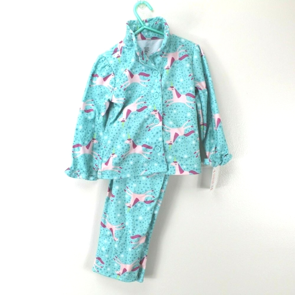 Carters Just One You Girls 3T Unicorn Pajamas